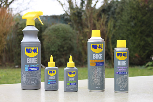 Découvrez la nouvelle gamme de lubrifiants vélo WD40 Bike